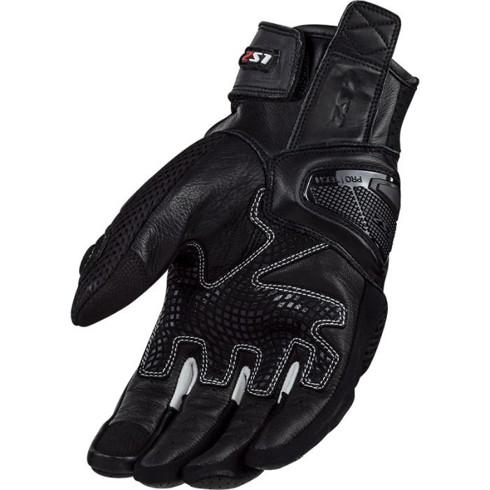 Моторукавички LS2 Spark 2 Air Man Gloves Black Hi-Viz Yellow