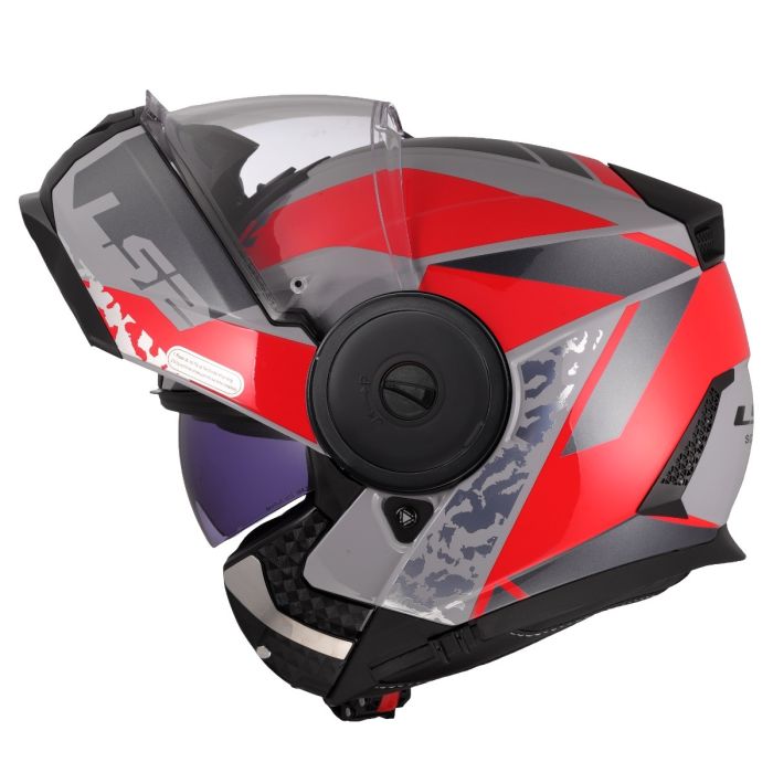 Мотошолом LS2 FF902 Scope 2 Oxyd Grey Red