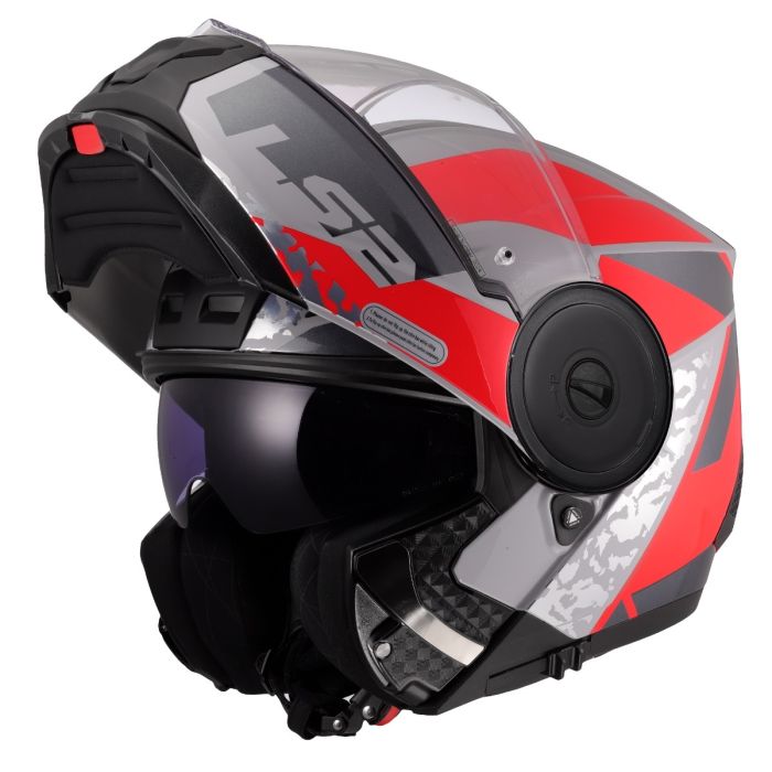 Мотошолом LS2 FF902 Scope 2 Oxyd Grey Red