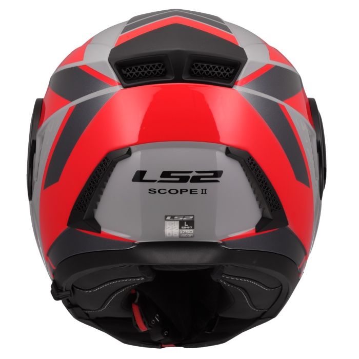Мотошолом LS2 FF902 Scope 2 Oxyd Grey Red