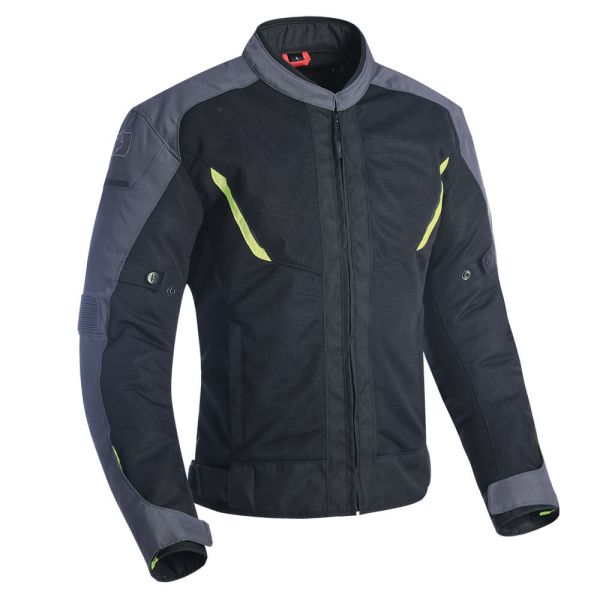 Мото куртка Oxford Delta 1.0 MS Air Jkt Black / Grey / Fluo