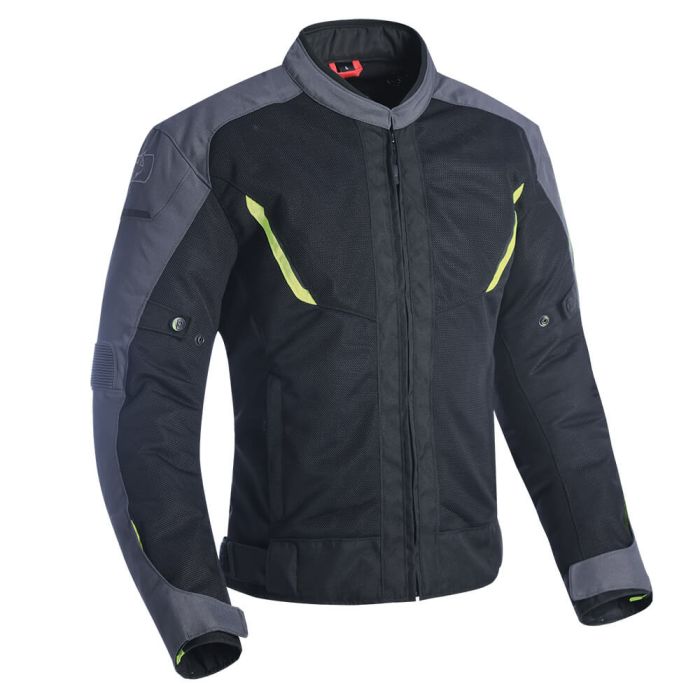 Мото куртка Oxford Delta 1.0 MS Air Jkt Black / Grey / Fluo