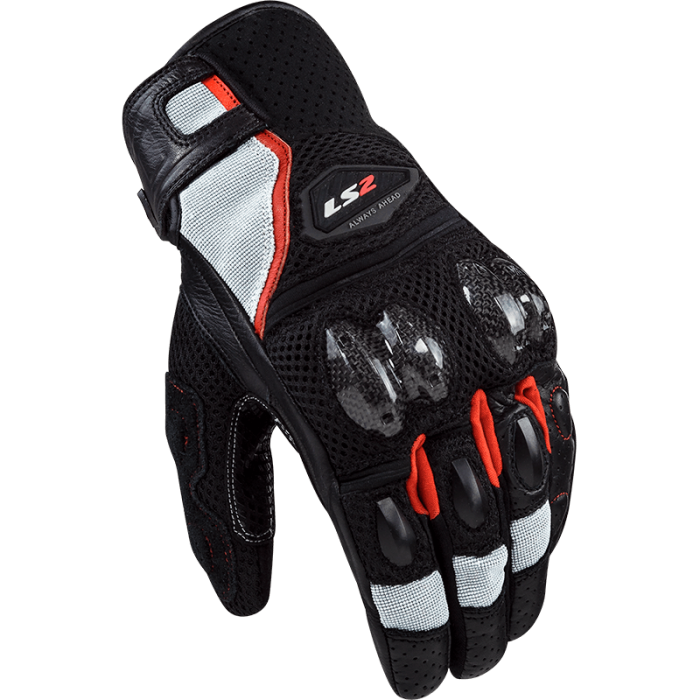Моторукавички LS2 Spark 2 Air Man Gloves Black Red White