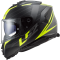 Мотошолом LS2 FF800 Storm Nerve Matt Black Hi-Vis Yellow