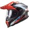 Мотошолом LS2 MX701 C Explorer Frontier Blue Fluo Orange