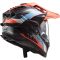 Мотошолом LS2 MX701 C Explorer Frontier Blue Fluo Orange