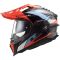 Мотошолом LS2 MX701 C Explorer Frontier Blue Fluo Orange