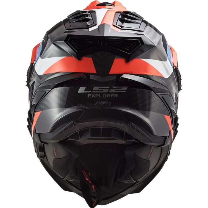 Мотошолом LS2 MX701 C Explorer Frontier Blue Fluo Orange