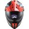Мотошолом LS2 MX701 C Explorer Frontier Blue Fluo Orange