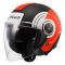Мотошолом відкритий LS2 OF620 Classy Disko Matt Black Red White