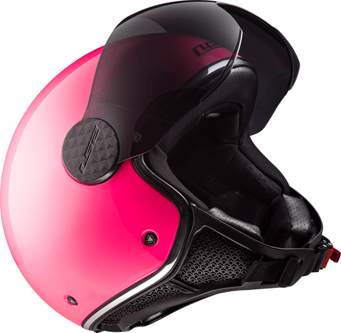 Мотошолом LS2 OF558 Sphere Lux Gloss Pink