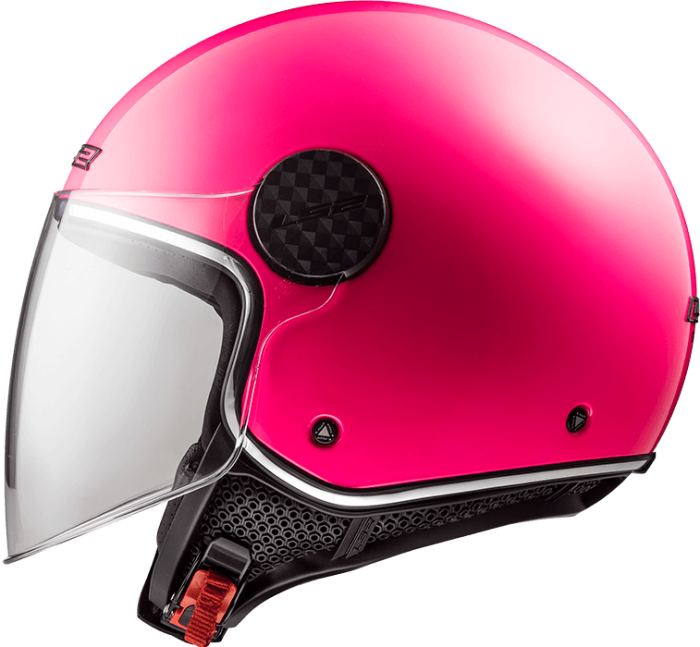 Мотошолом LS2 OF558 Sphere Lux Gloss Pink