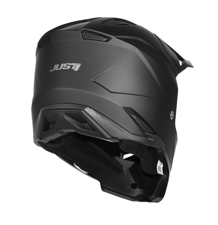Мотошолом Just1 J40 Solid Black Matt