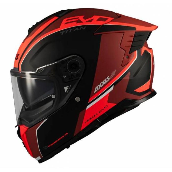 Мотошолом AXXIS HAWK SV EVO Titan B5 Matt Red