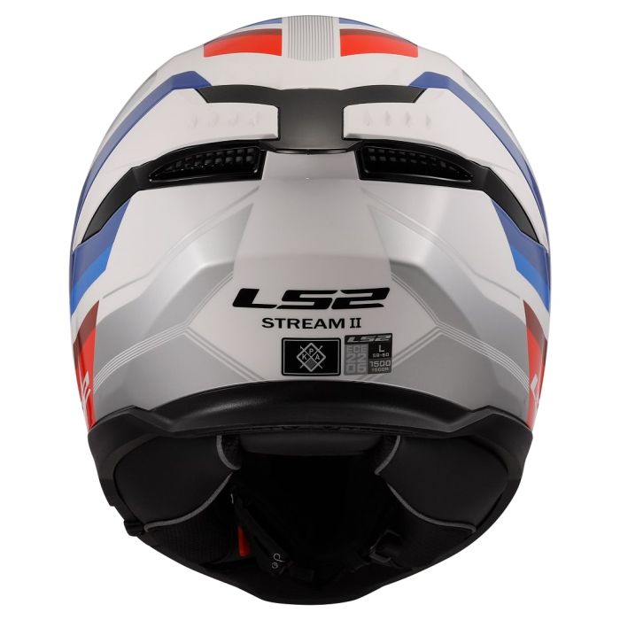 Мотошолом LS2 FF808 Stream 2 Vintage White Blue Red