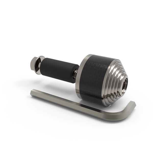 Грузик для керма Oxford CarbEnds 2 - Silver