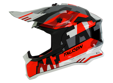 Мотошолом MT FALCON ARYA A5 Gloss Red