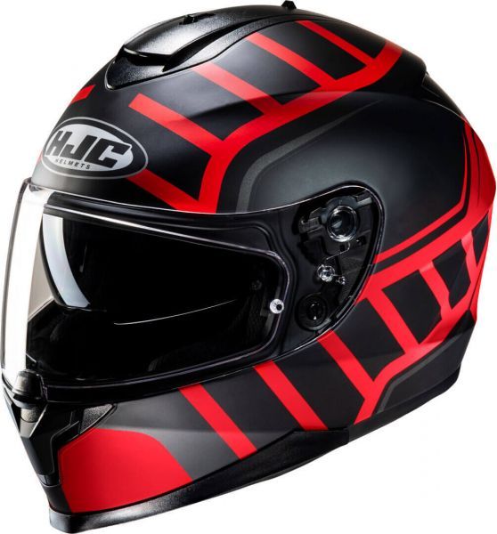 Шолом HJC C70N HOLT MC1SF black/red
