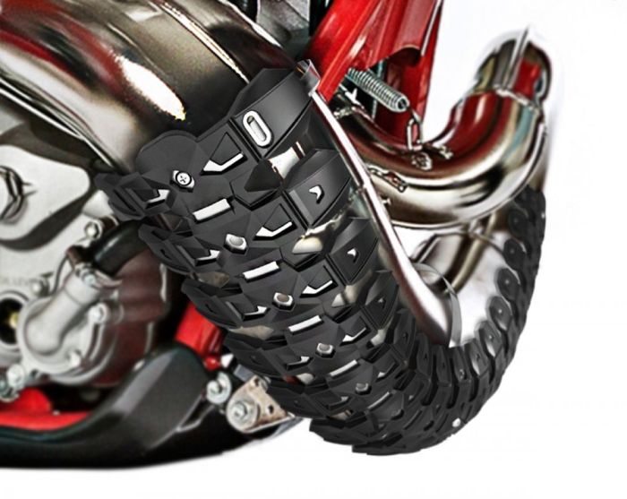 Захист Резонатора Polisport Armadillo Pipe Guard Black