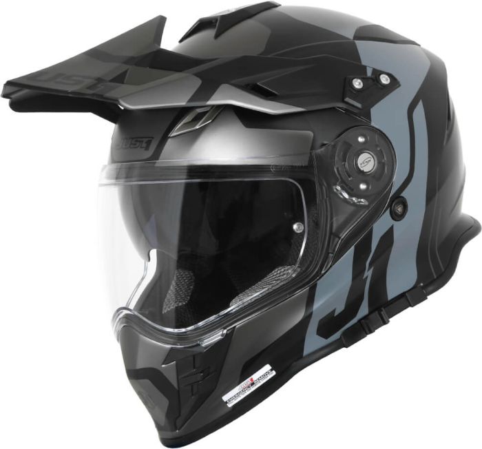 Мотошолом Just1 J34 Pro Tour Titanium/ Black
