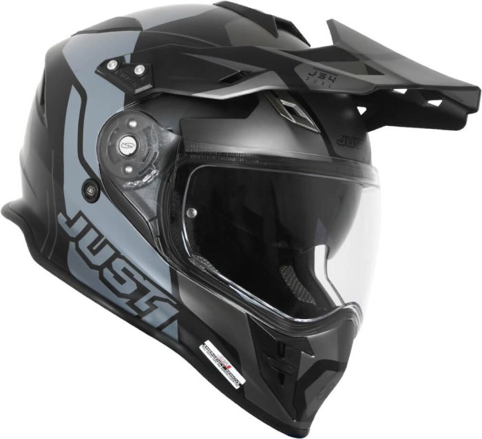 Мотошолом Just1 J34 Pro Tour Titanium/ Black