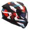 Мотошолом LS2 FF808 Stream 2 Mika White Blue Red