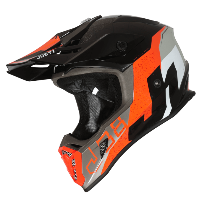 Мотошолом Just1 J38 Korner Orange Black