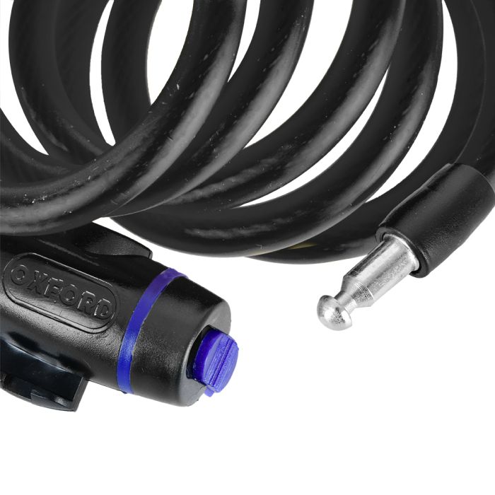 Трос протиугінний Oxford Cable Lock 12mm x 1800mm Smoke