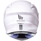 Мотошолом MT Targo Solid A0 Gloss White