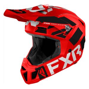 Мотошолом FXR Clutch Evo LE 22-Red/White/Black