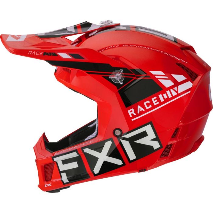 Мотошолом FXR Clutch Evo LE 22-Red/White/Black