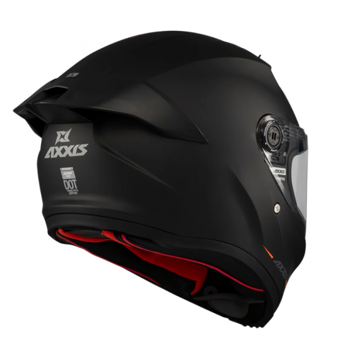 Мотошолом AXXIS FENIX SOLID A1 Matt Black
