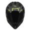 Мотошолом LS2 MX702 Pioneer 2 Crazy Matt Black Hi-Vis Yellow