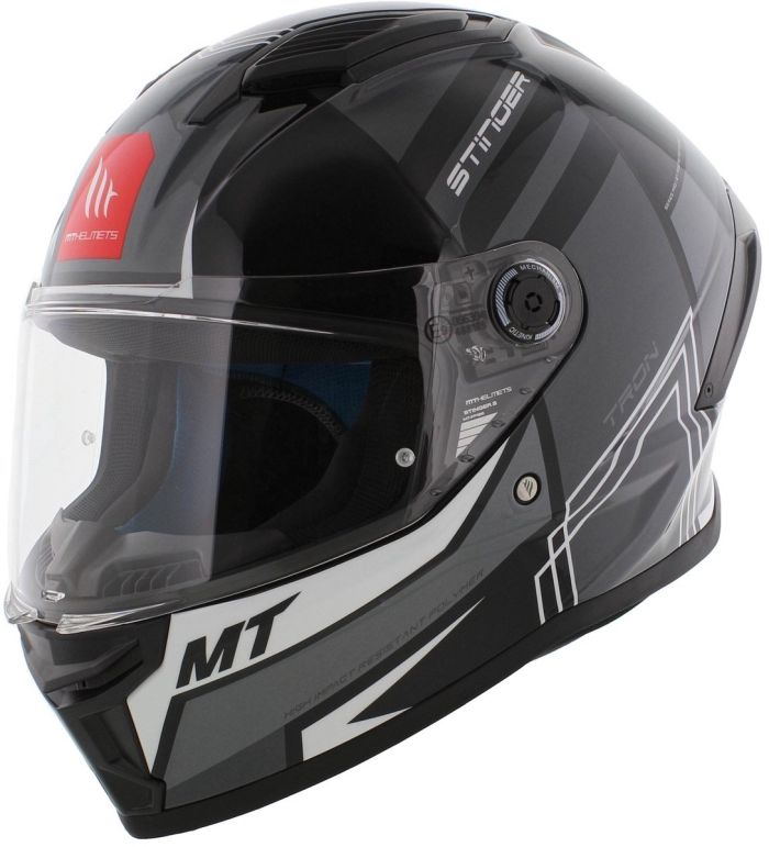 Мотошолом MT STINGER 2 Tron B12 Gloss