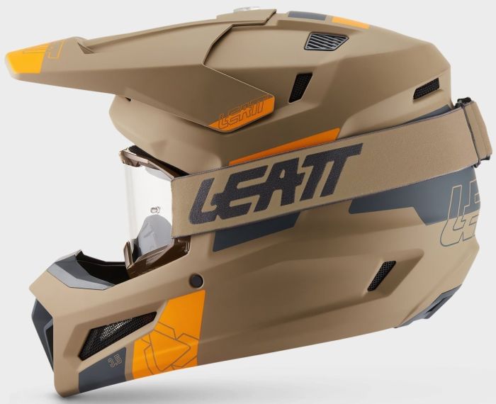 Шолом Leatt Moto 3.5 Helmet + Goggle Khaki Brown