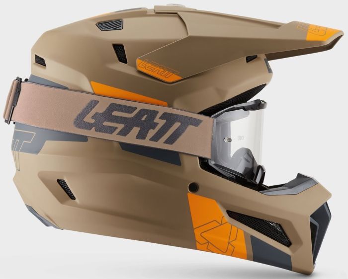 Шолом Leatt Moto 3.5 Helmet + Goggle Khaki Brown