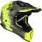 Мотошолом Just1 J38 Mask Fluo Yellow Black Green - Matt