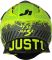 Мотошолом Just1 J38 Mask Fluo Yellow Black Green - Matt