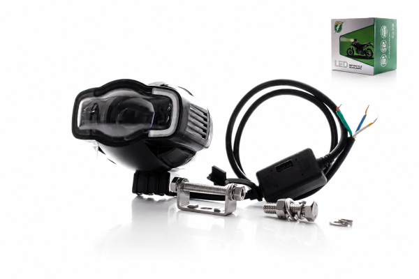 Фара протитуманна E03C Black із USB зарядкою