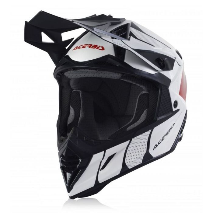 Мотошолом Acerbis X-Track VTR White\Red