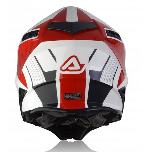 Мотошолом Acerbis X-Track VTR White\Red