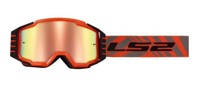 Окуляри LS2 Charger Pro Goggle Hi-Vis Orange with Iridium Visor