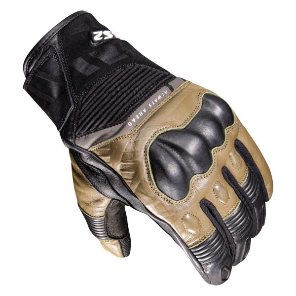 Моторукавички LS2 Octane WP Leather Man Gloves Black Green