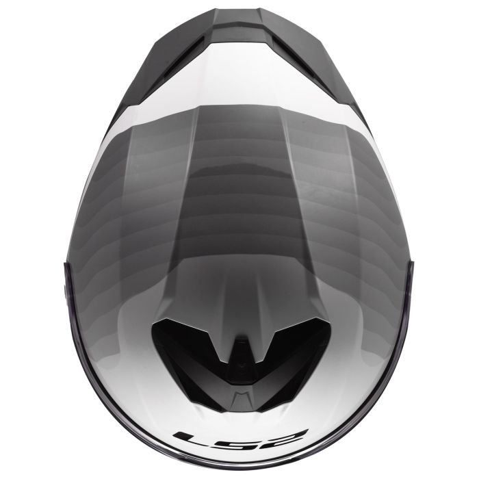 Мотошолом LS2 FF820 Rapid 3 Flow Gloss White Grey