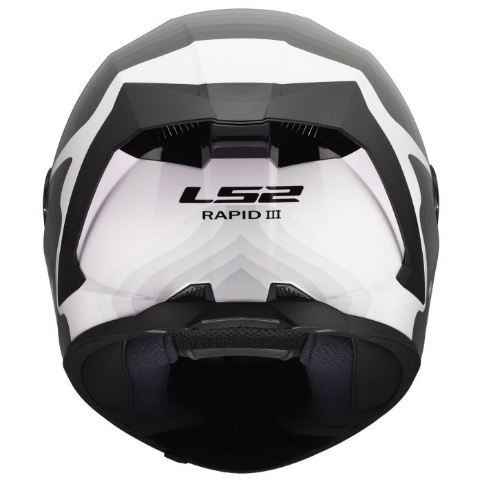 Мотошолом LS2 FF820 Rapid 3 Flow Gloss White Grey