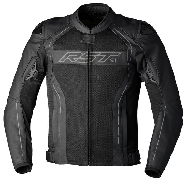 Куртка RST S-1 Mesh Leather Jacket Men - Black