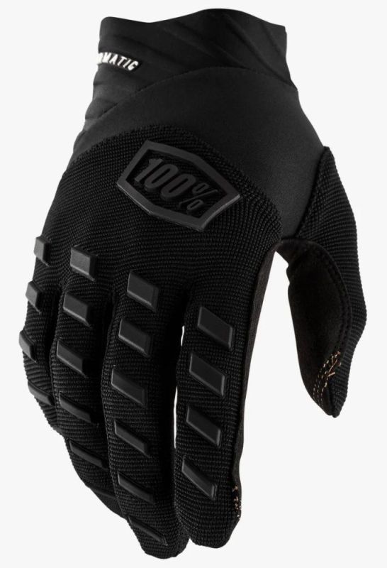 Моторукавички підліткові 100% Airmatic Youth Black