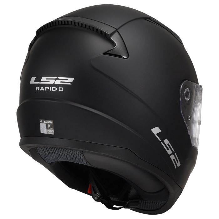 Мотошолом LS2 FF353 Rapid 2 Solid Matt Black