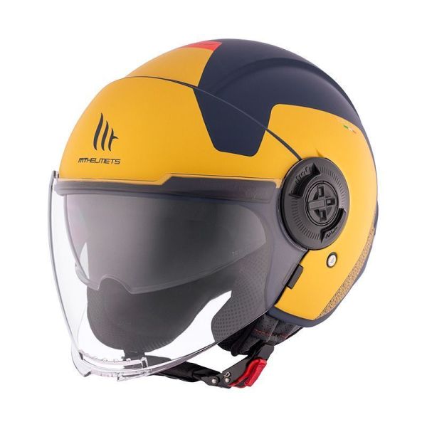 Мотошолом MT VIALE SV S Beta D3 Matt Yellow