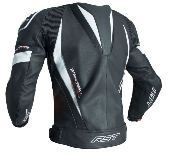 Куртка RST Tractech Evo 3 CE Leather Jacket Black / White